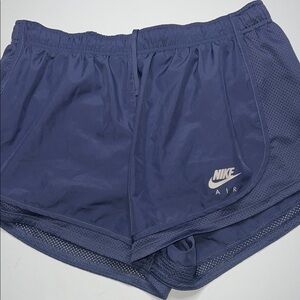 Nike Women's Air Athletic Shorts in Dark Blue